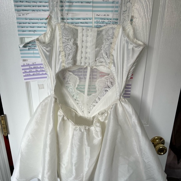 For Love And Lemons White Lace Chemise - Picture 4 of 4